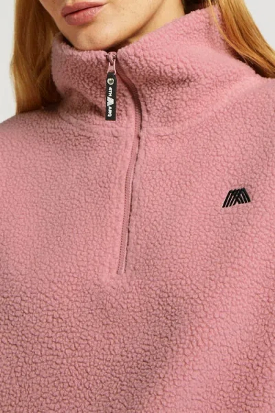 4th Arq Phoenix Half-zip Sweatshirt In Blush