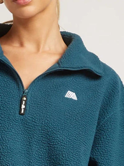 4th Arq Phoenix Half-zip Sweatshirt In Midnight Teal