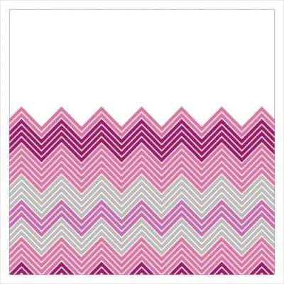 Dii Chevron Assorted Bath Set 14 Piece In Pink