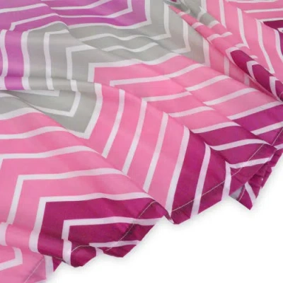 Dii Chevron Assorted Bath Set 14 Piece In Pink