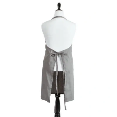 Dii Chef Solid X-large Apron In Gray