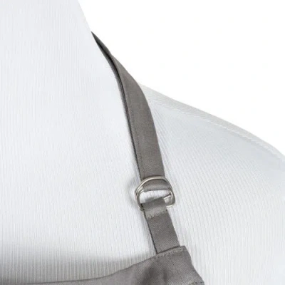 Dii Chef Solid X-large Apron In Gray