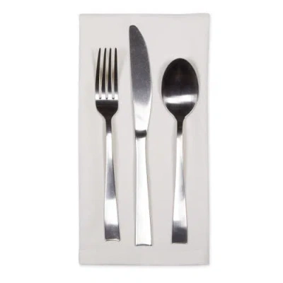 Dii Solid Everyday Cloth Napkin Set/6 In Off-white