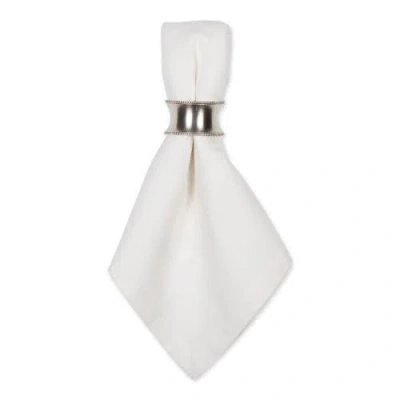 Dii Solid Everyday Cloth Napkin Set/6 In Off-white