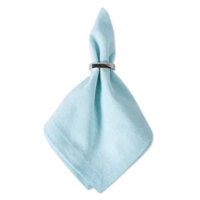 Dii Solid Chambray Napkin Set/6 In Aqua