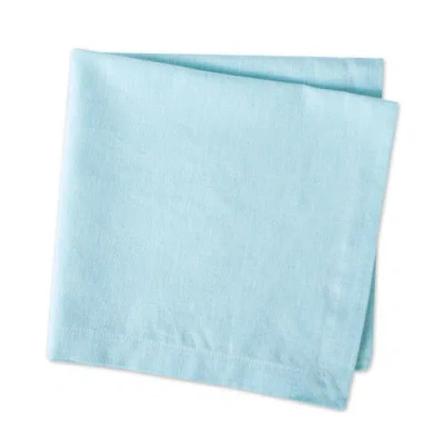 Dii Solid Chambray Napkin Set/6 In Aqua