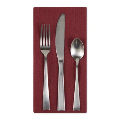 Dii Solid Everyday Cloth Napkin Set/6 In Wine