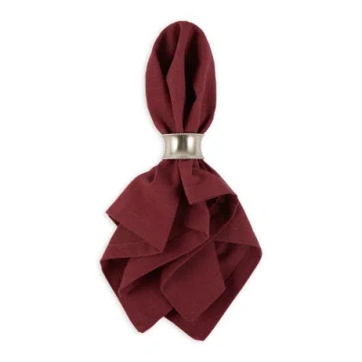 Dii Solid Everyday Cloth Napkin Set/6 In Wine