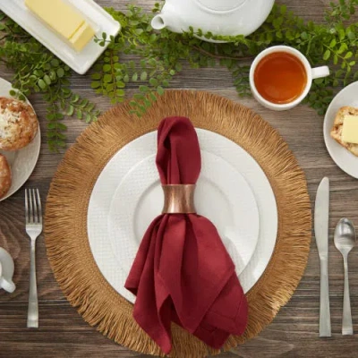 Dii Solid Everyday Cloth Napkin Set/6 In Wine