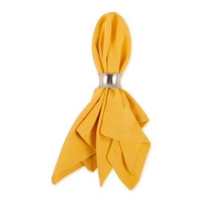 Dii Solid Everyday Cloth Napkin Set/6 In Marigold