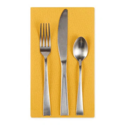 Dii Solid Everyday Cloth Napkin Set/6 In Marigold