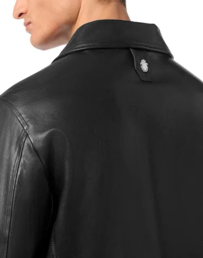 Billionaire Logo-plaque Jacket In Black
