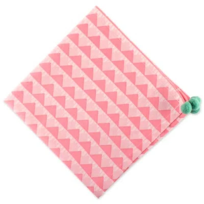 Dii Bermuda Triangles Napkin Set/6 In Bermuda Pink