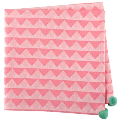 Dii Bermuda Triangles Napkin Set/6 In Bermuda Pink