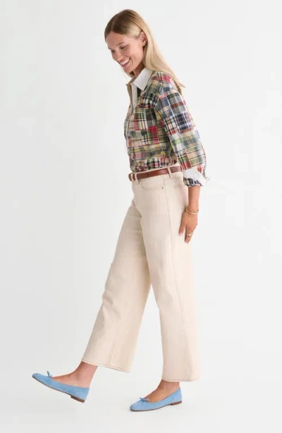 Vineyard Vines Birdie Patchwork Plaid Cotton Shirt In Multi Patchwork