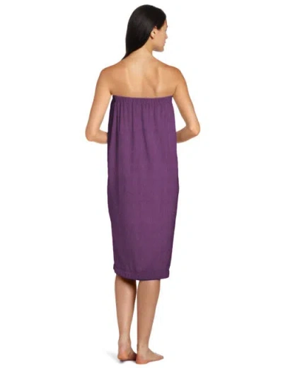 Dii Eggplant Shower Wrap In Eggplant