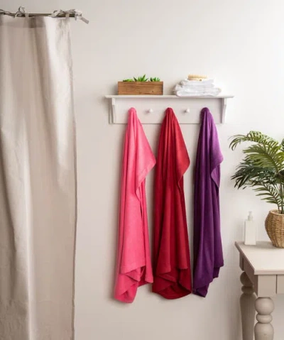 Dii Eggplant Shower Wrap In Eggplant