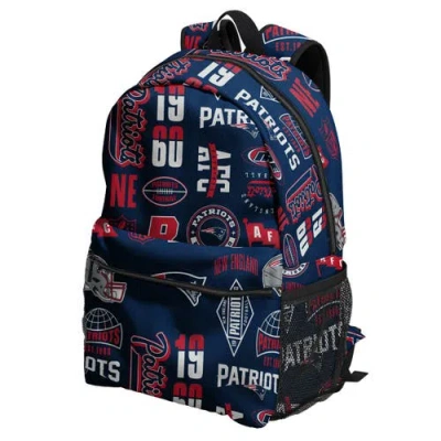 Outerstuff New England Patriots Backpack And Lunchbox Set In Navy