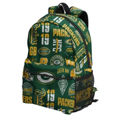 Outerstuff Green Bay Packers Backpack And Lunchbox Set In Green