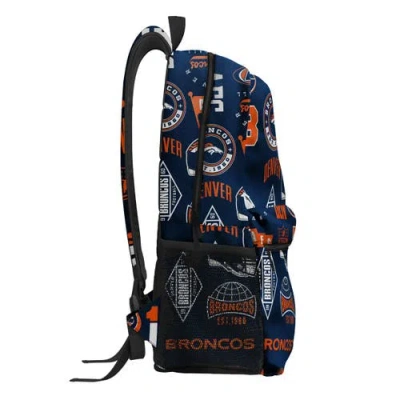 Outerstuff Denver Broncos Backpack And Lunchbox Set In Navy