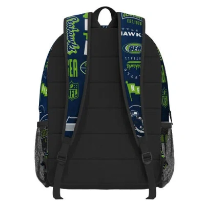 Outerstuff Seattle Seahawks Backpack And Lunchbox Set In Navy