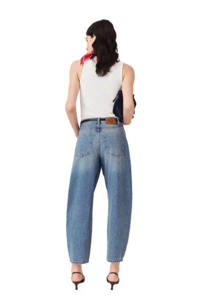 Maje Balloon Jeans In Blue