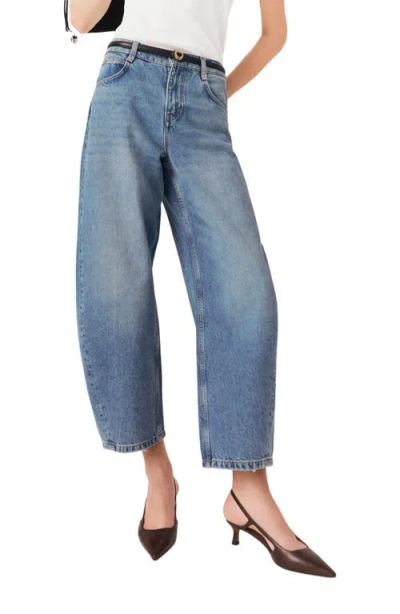 Maje Balloon Jeans In Blue