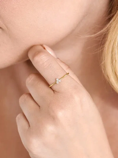 Devata Cluster Lab Grown Diamond Ring In Gold