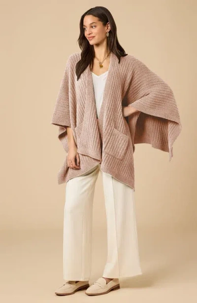 Softies Solid Rib Marshmallow Shawl In Neutral