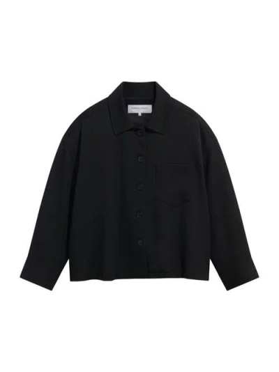 Gerard Darel Junia Oversized Jacket In Black