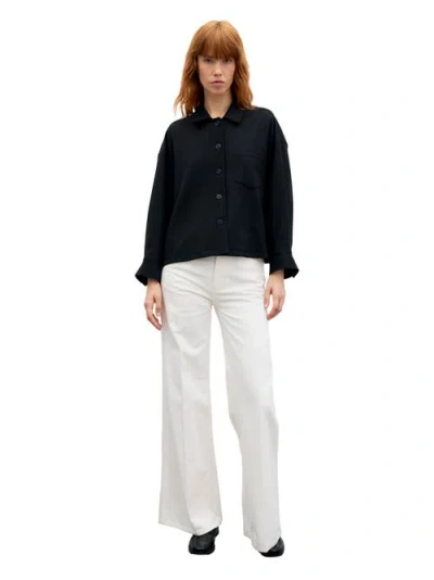 Gerard Darel Junia Oversized Jacket In Black