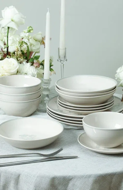 Stone Lain Opal Stoneware 16-piece Dinnerware Set In Neutral