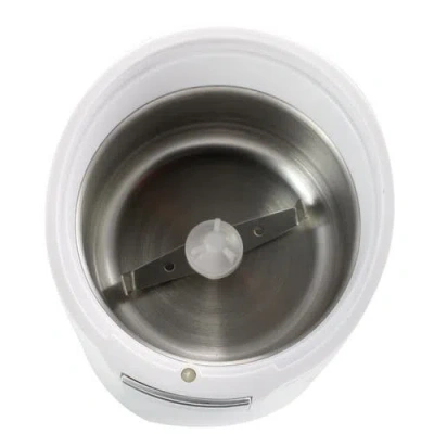 Better Chef 150-watt Coffee Grinder, White In White