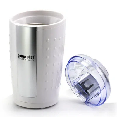 Better Chef 150-watt Coffee Grinder, White In White