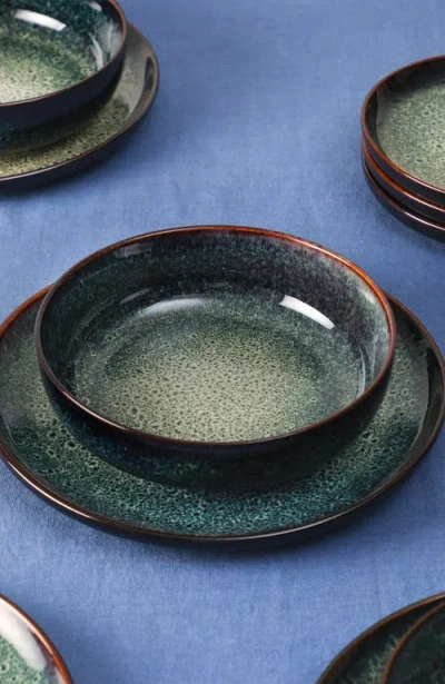 Stone Lain Remy Stoneware 24-piece Dinnerware Set In Black