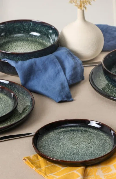 Stone Lain Remy Stoneware 24-piece Dinnerware Set In Black