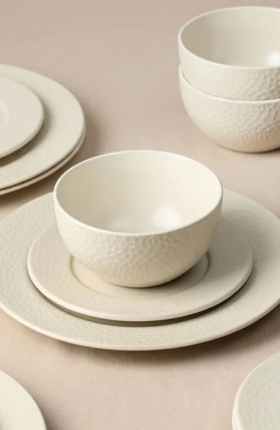 Stone Lain Topaz Stoneware 12-piece Dinnerware Set In Neutral