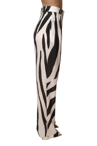 Jluxlabel Zebra Essential Flow Trouser In Multi