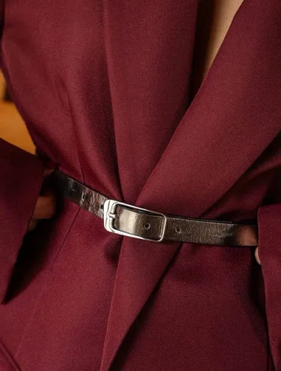 Bobbies Cézembre Belts In Cosmic Silver
