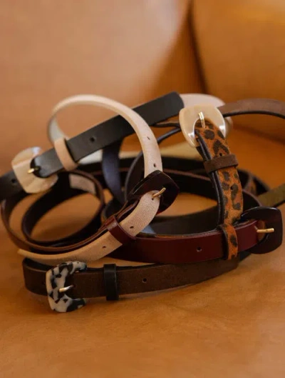 Bobbies Mogliano Belts In Wild Leo