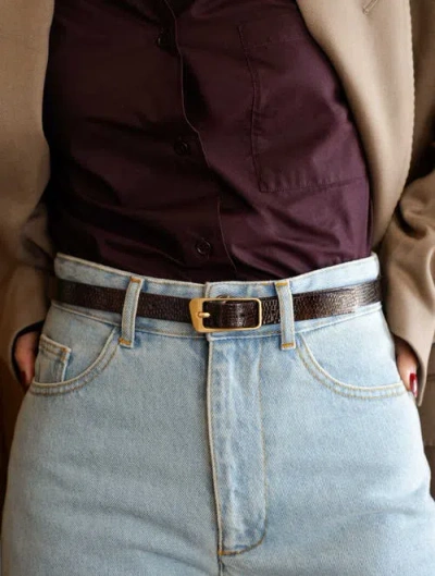 Bobbies Cézembre Belts In Mamba Brown
