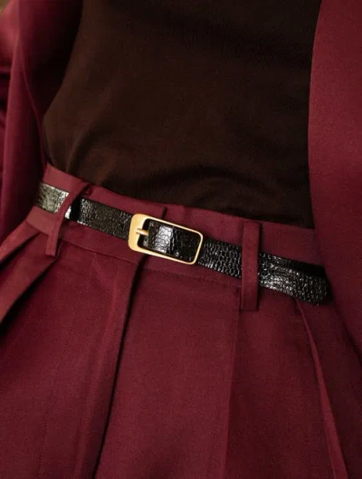 Bobbies Cézembre Belts In Black Viper