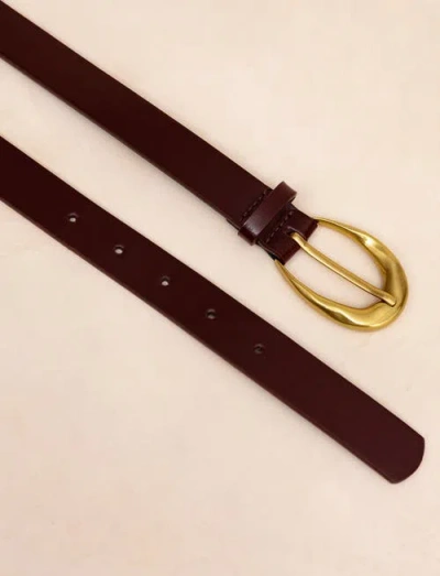 Bobbies Dalí Belts In Merlot