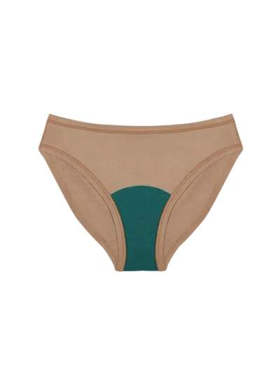 Huha Low-mid Rise Bikini In Tan