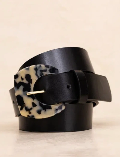 Bobbies Ischia Belts In Dark Black