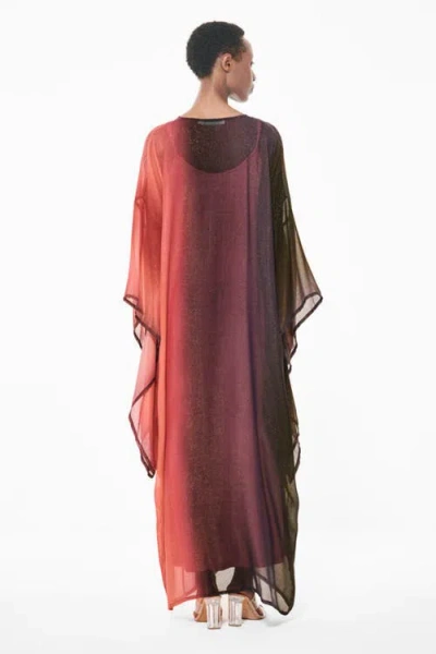 Leem Gradient Print Kaftan Dress In Multicolor