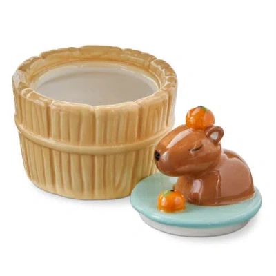 Tag Capybara Lidded Trinket Box Multi Earthenware Everyday In Brown