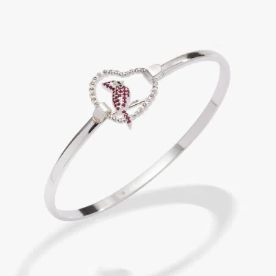 Alex And Ani Cardinal Bangle In Silver