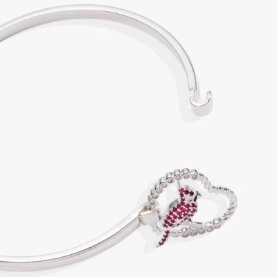 Alex And Ani Cardinal Bangle In Silver
