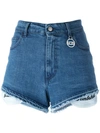 GCDS GCDS - FRAYED TRIM SHORTS ,SS17W03001711994586